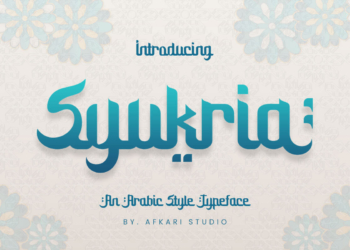 Syukria Arabic Style Font Feature Image