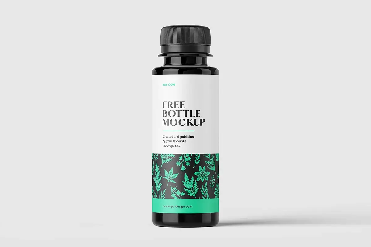Thin Plastic Bottle Mockups Preview 1