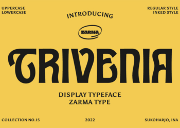 Trivenia Display Font Feature Image