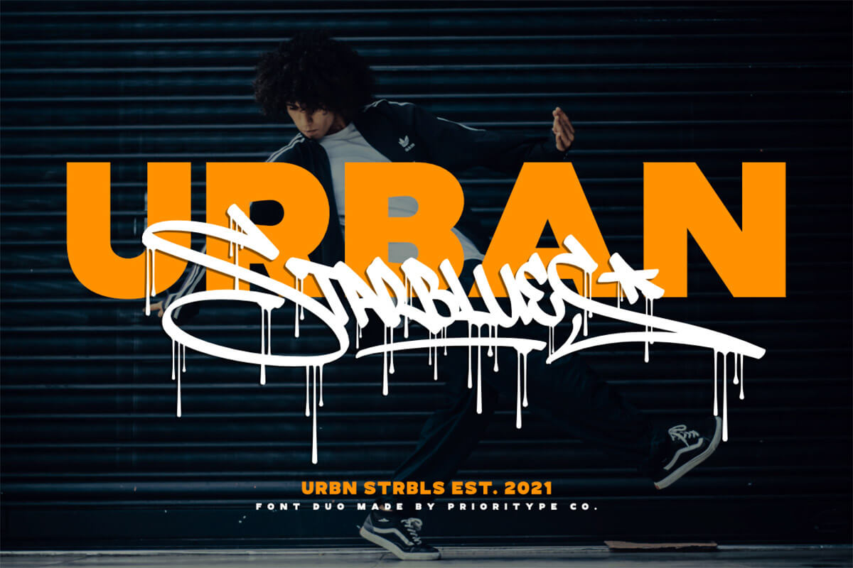 Urban Starblues Display Font Feature Image