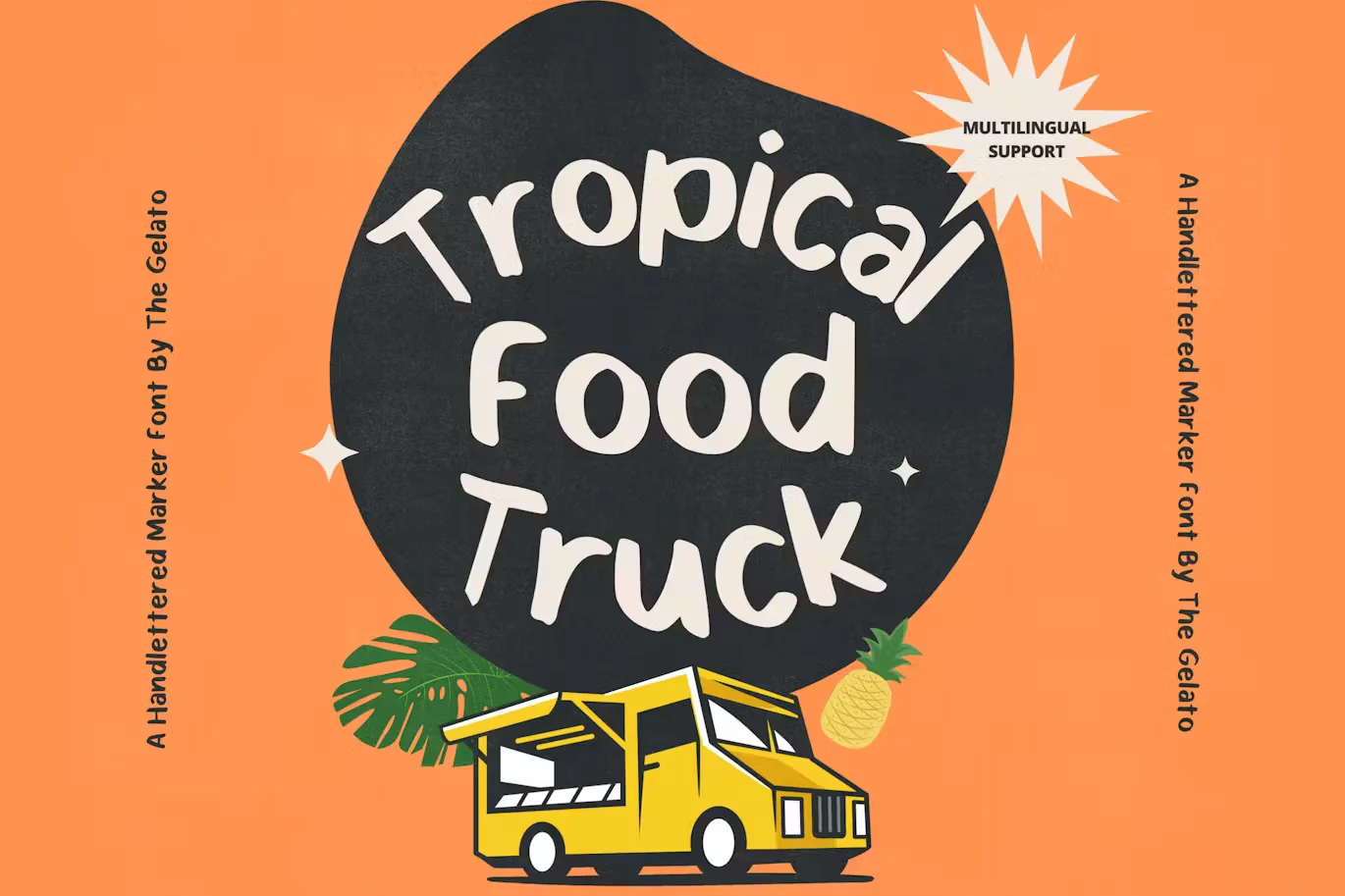 Tropical Food Truck Font