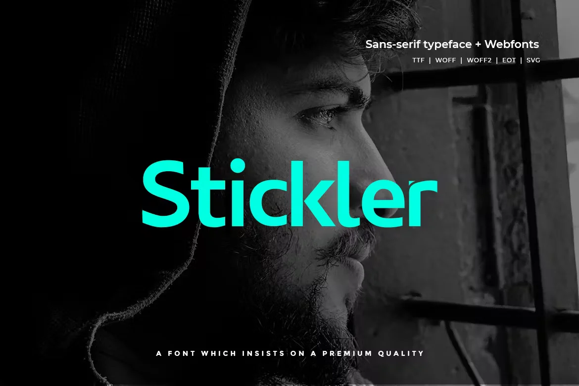 Stickler - Modern Typeface + WebFont