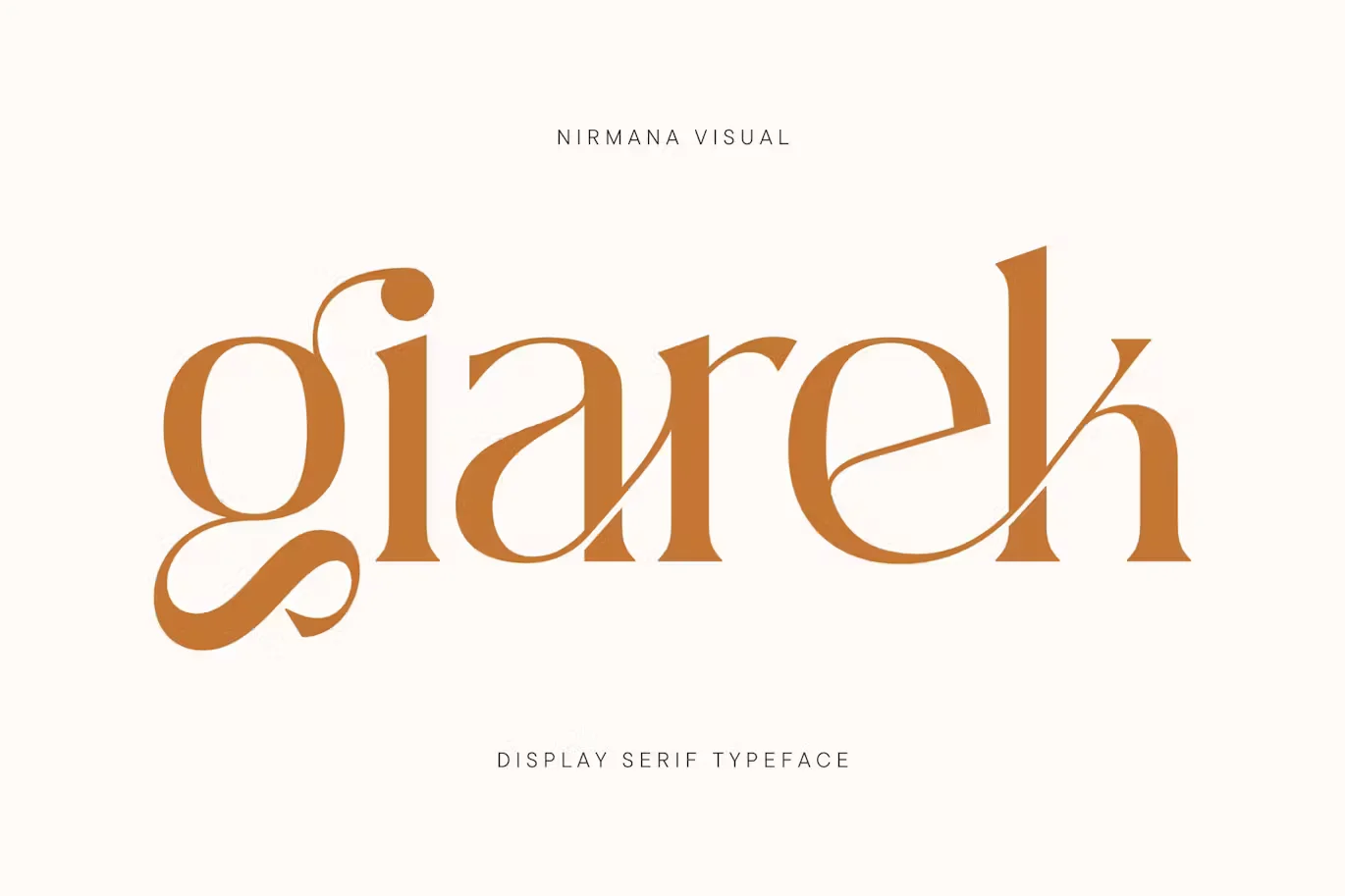 Giarek - Creative Font