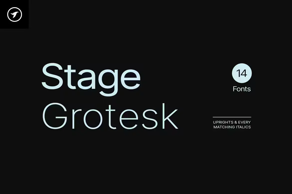 Stage Grotesk - Modern Typeface