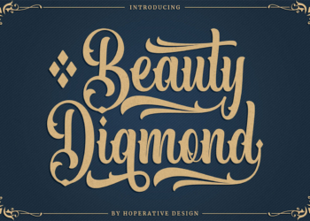 Beauty Diamond Blackletter Font Feature Image