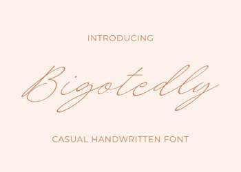Bigotedly Handwritten Font Feature Image