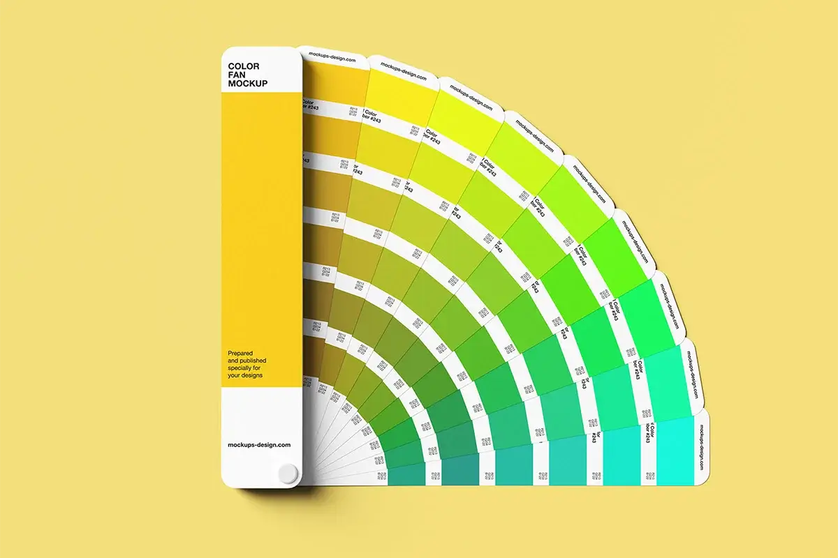 Color Fan Mockup Pack Preview 1