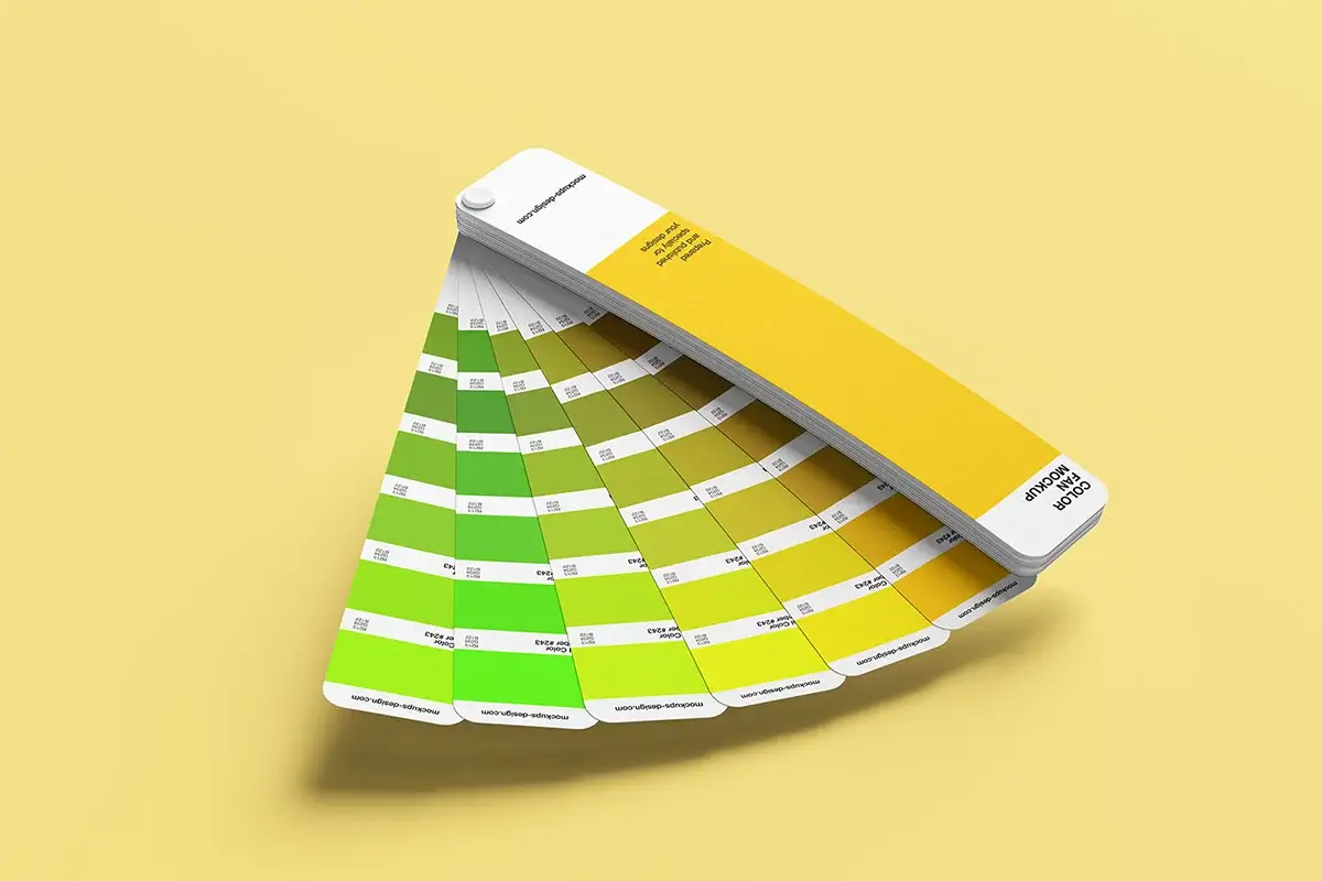 Color Fan Mockup Pack Preview 3
