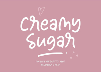 Creamy Sugar Handwritten Font Feature Image