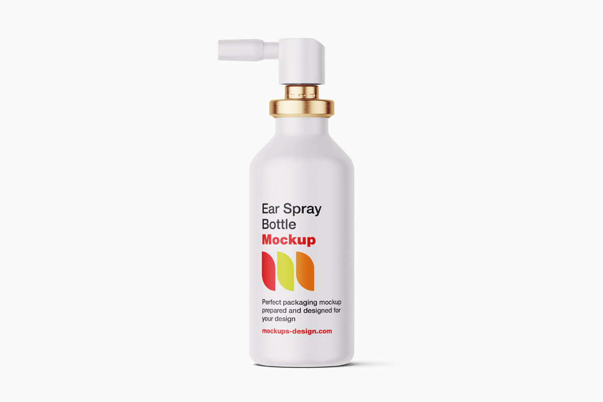 Ear Spray Bottle Mockup Pack Feature Image