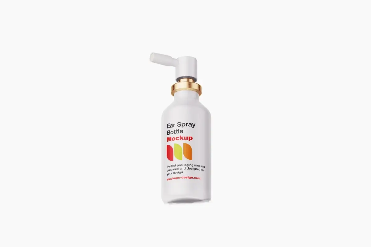 Ear Spray Bottle Mockup Pack Preview 3
