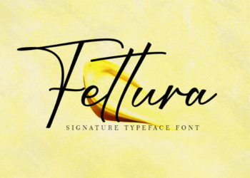 Fettura Signature Font Feature Image