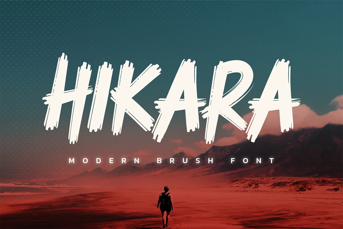 Hikara Brush Font Feature Image