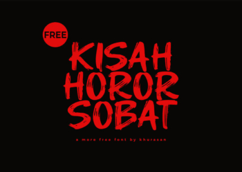 Kisah Horor Sobat Brush Font Feature Image