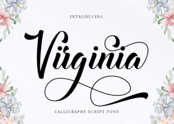 Virginia Calligraphy Font Feature Image