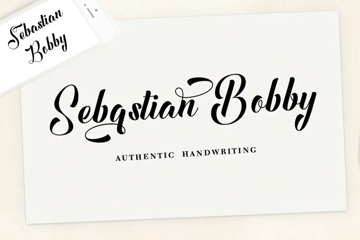 Virginia Calligraphy Font Preview 1