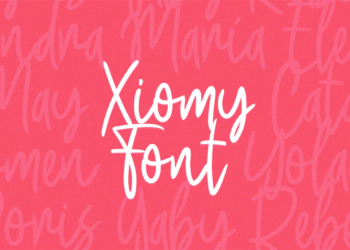 Xiomy Script Font Feature Image