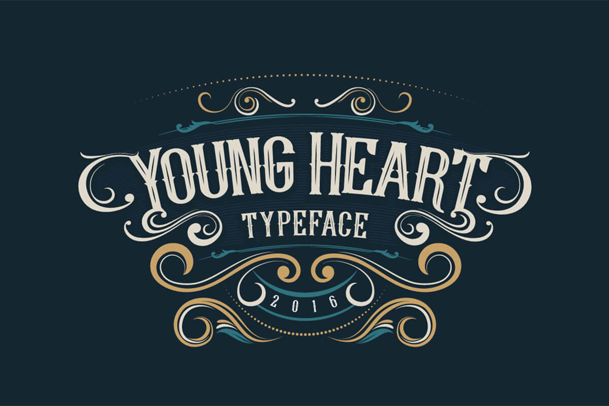 Young Heart Display Font Feature Image