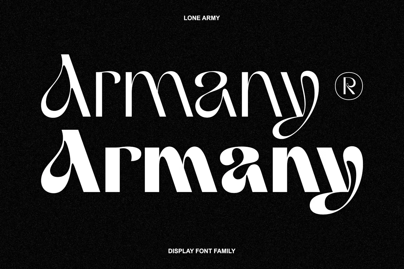 Armany - Font Family