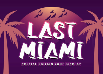 Last Miami Display Font Feature Image