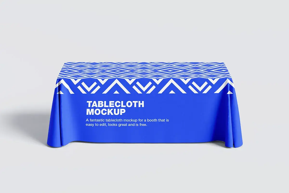 Tablecloth Mockup Pack Preview 2