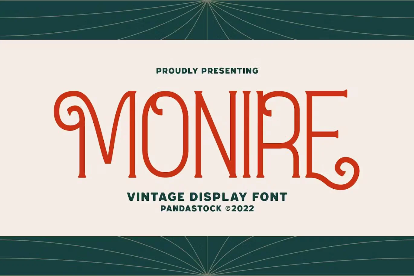 Monire - Creative Vintage Font