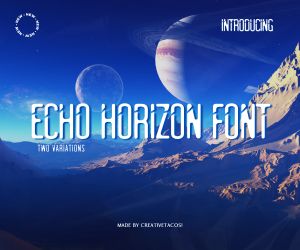 Echo Horizon Font Family