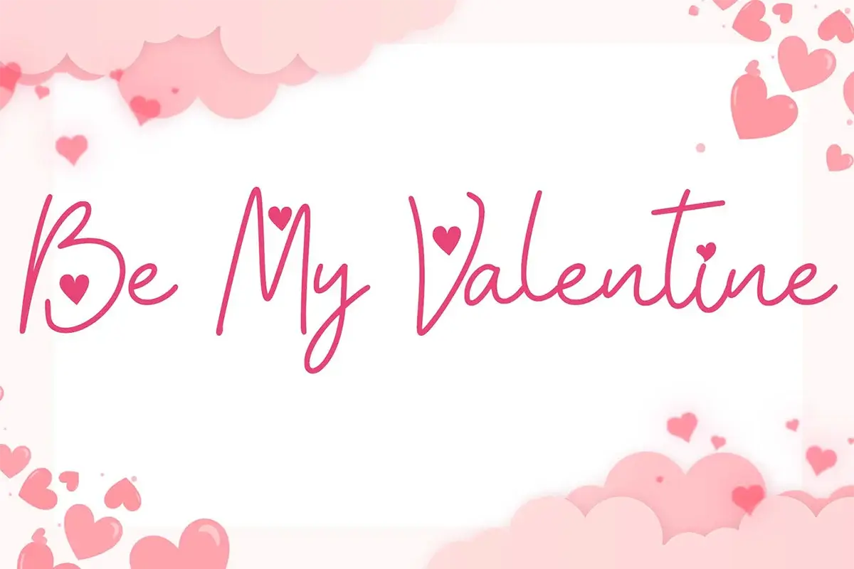 Aisha Valentine Font Preview 2