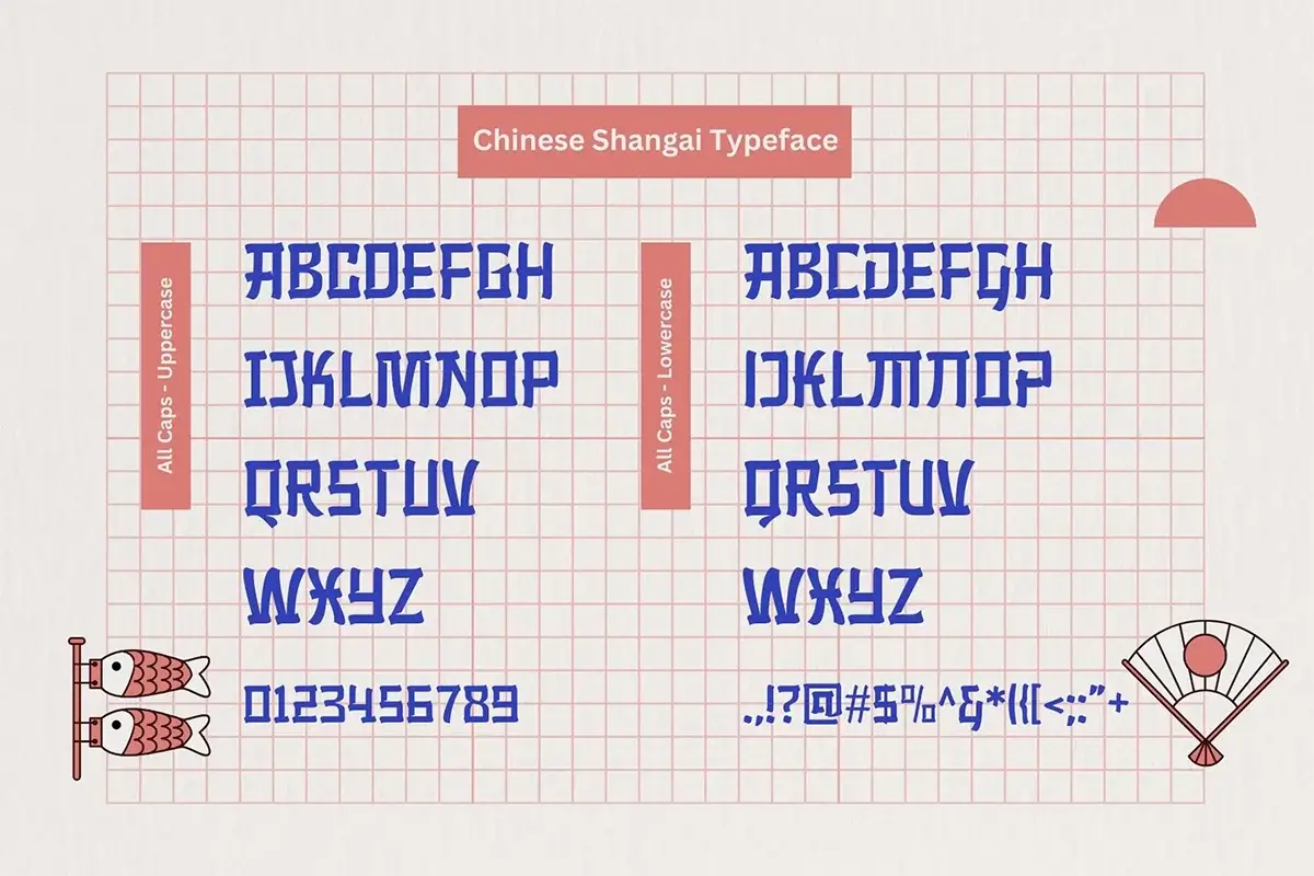 Chinese Shangai Font Preview 4