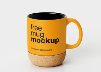 Cork-Base Mug Mockup Set Feature Image