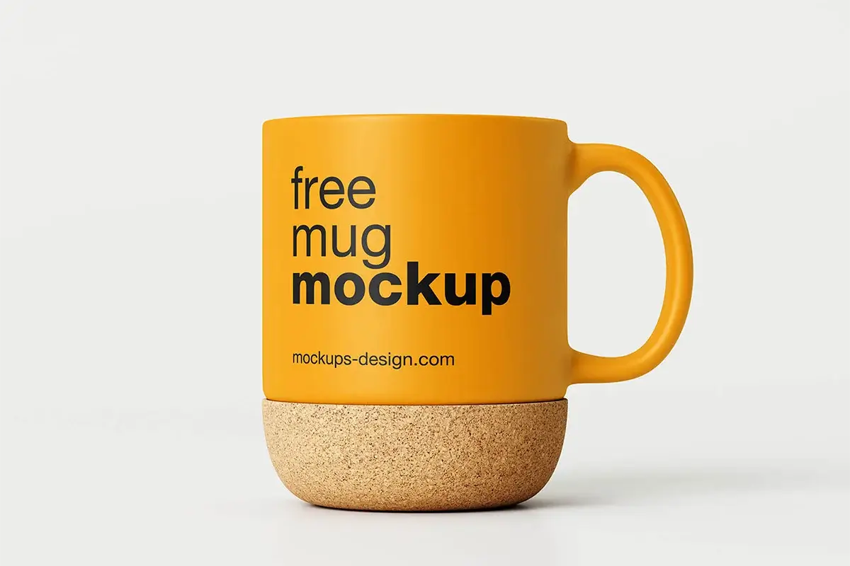 Cork-Base Mug Mockup Set Preview 1
