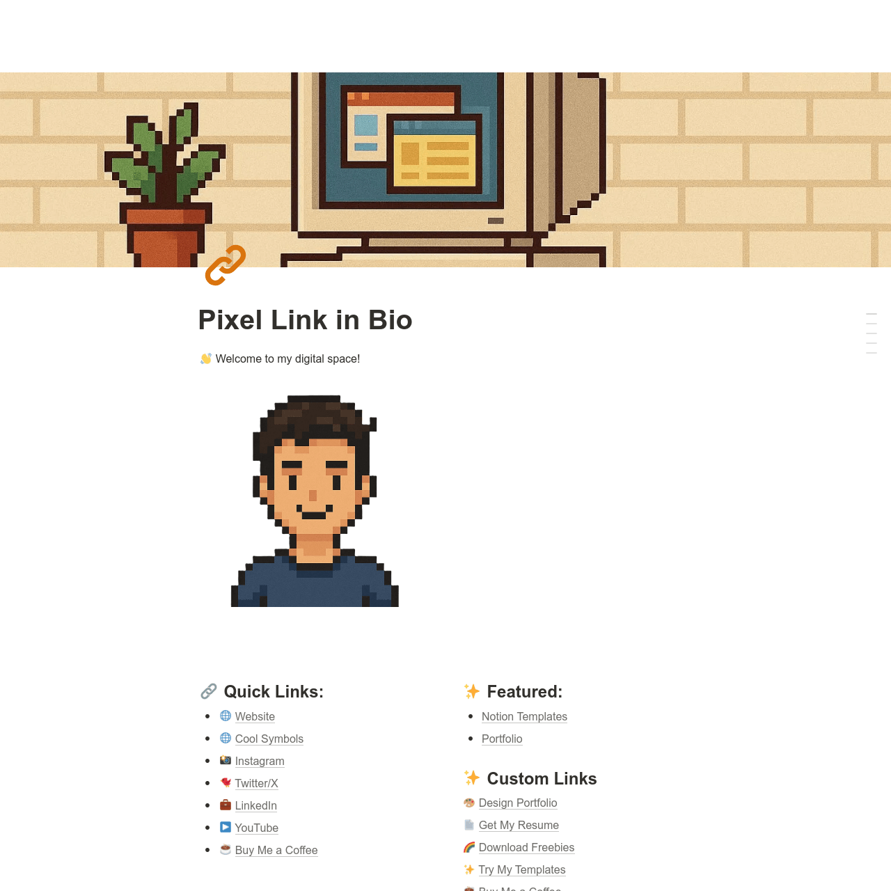 Pixel Link in Bio