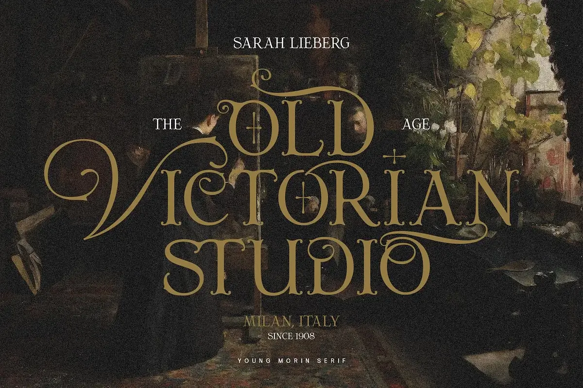 Young Morin Font - Serif Typeface 2 Young Morin Font Preview 1