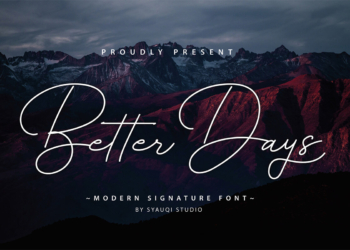 Better Days Signature Font Feature Image