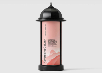Classic Advertising Column Mockup Set Feature Image