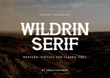 Wildrin Serif Western Font Feature Image